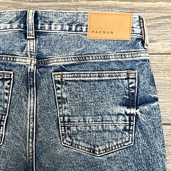 NWT PacSun Men’s Jeans 28X30 29X32 Medium Indigo Stacked Skinny Comfort Stretch - Picture 8 of 13